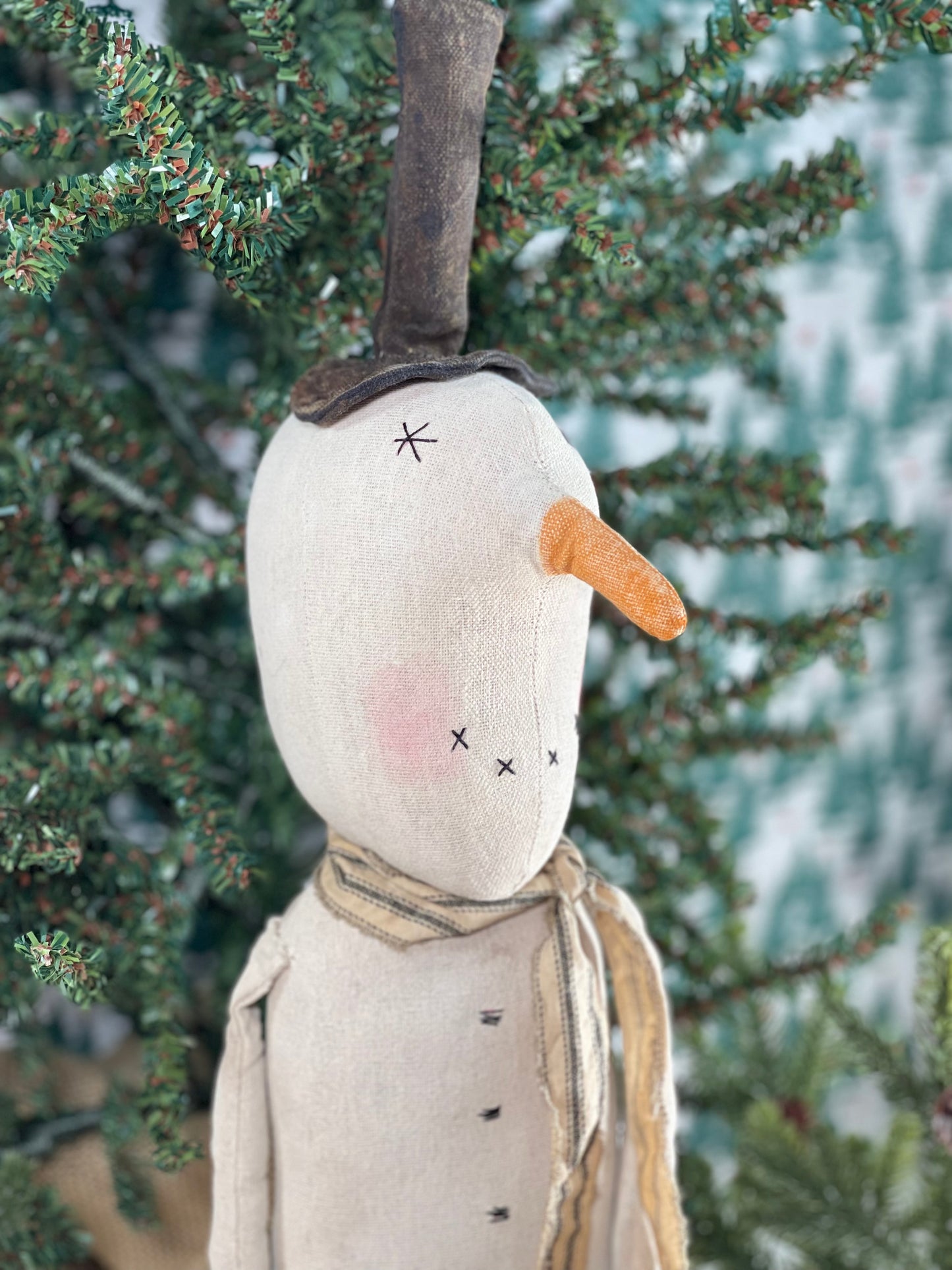 Primitive Snowman