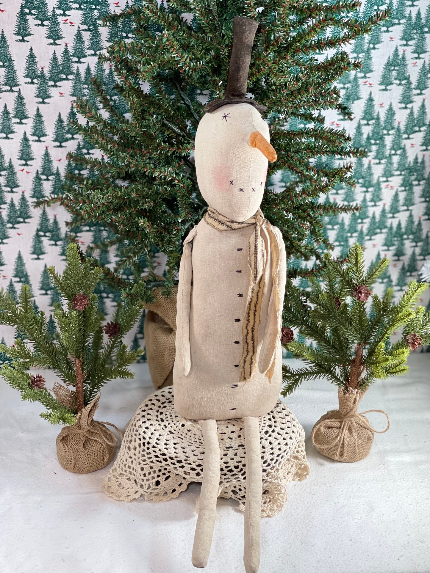 Primitive Snowman
