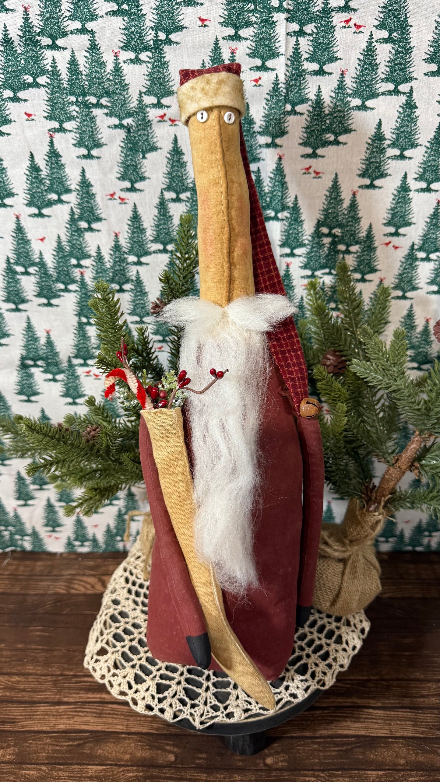 Skinny Head Santa Sitter