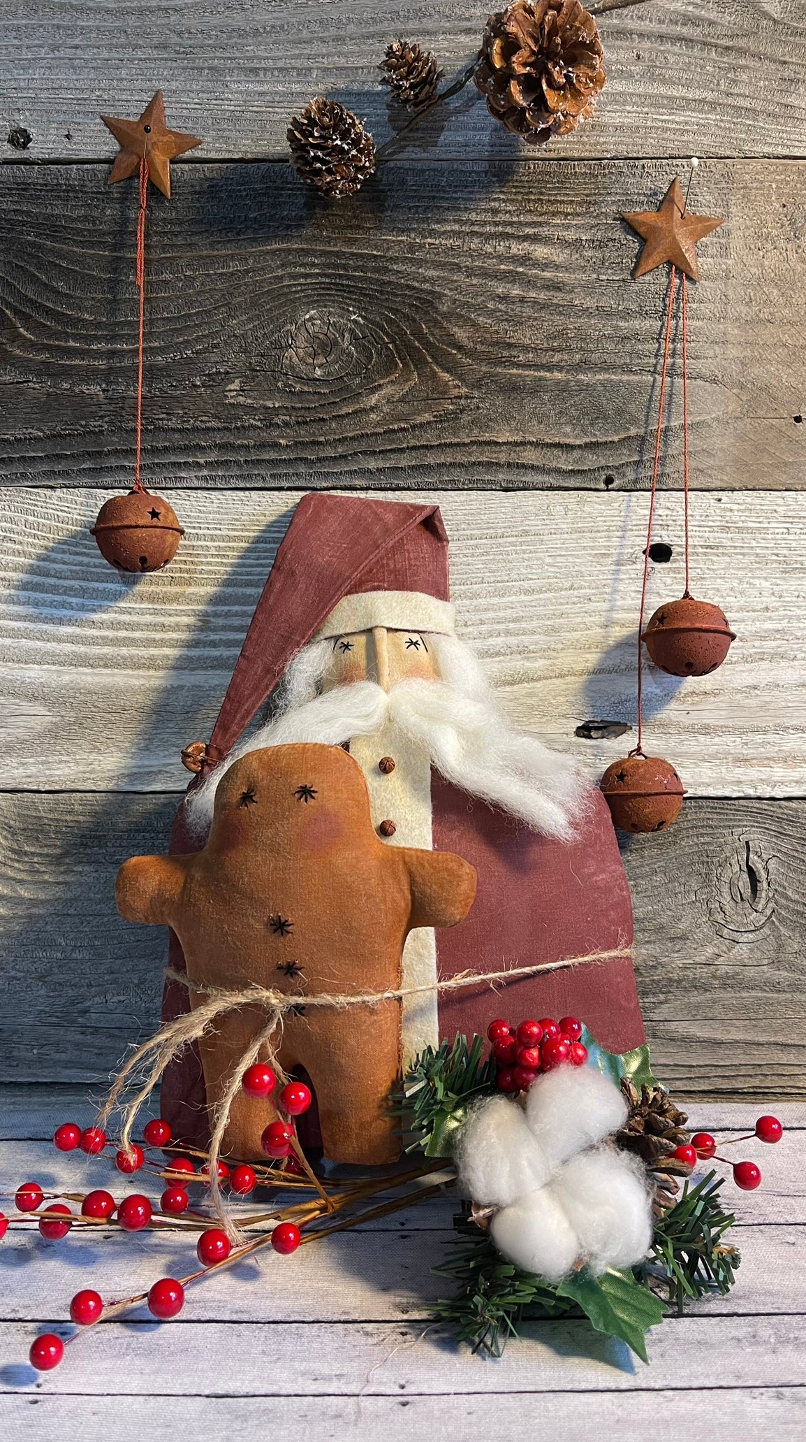 Mr. Claus with Gingerbread Man