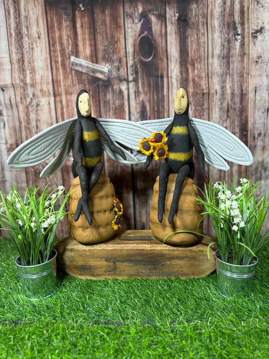 Bees on Skeps