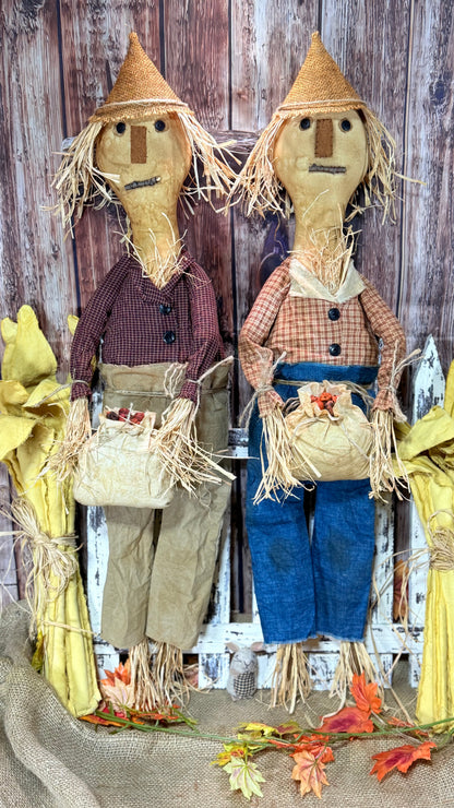 Frederick and Rusty Scarecrow