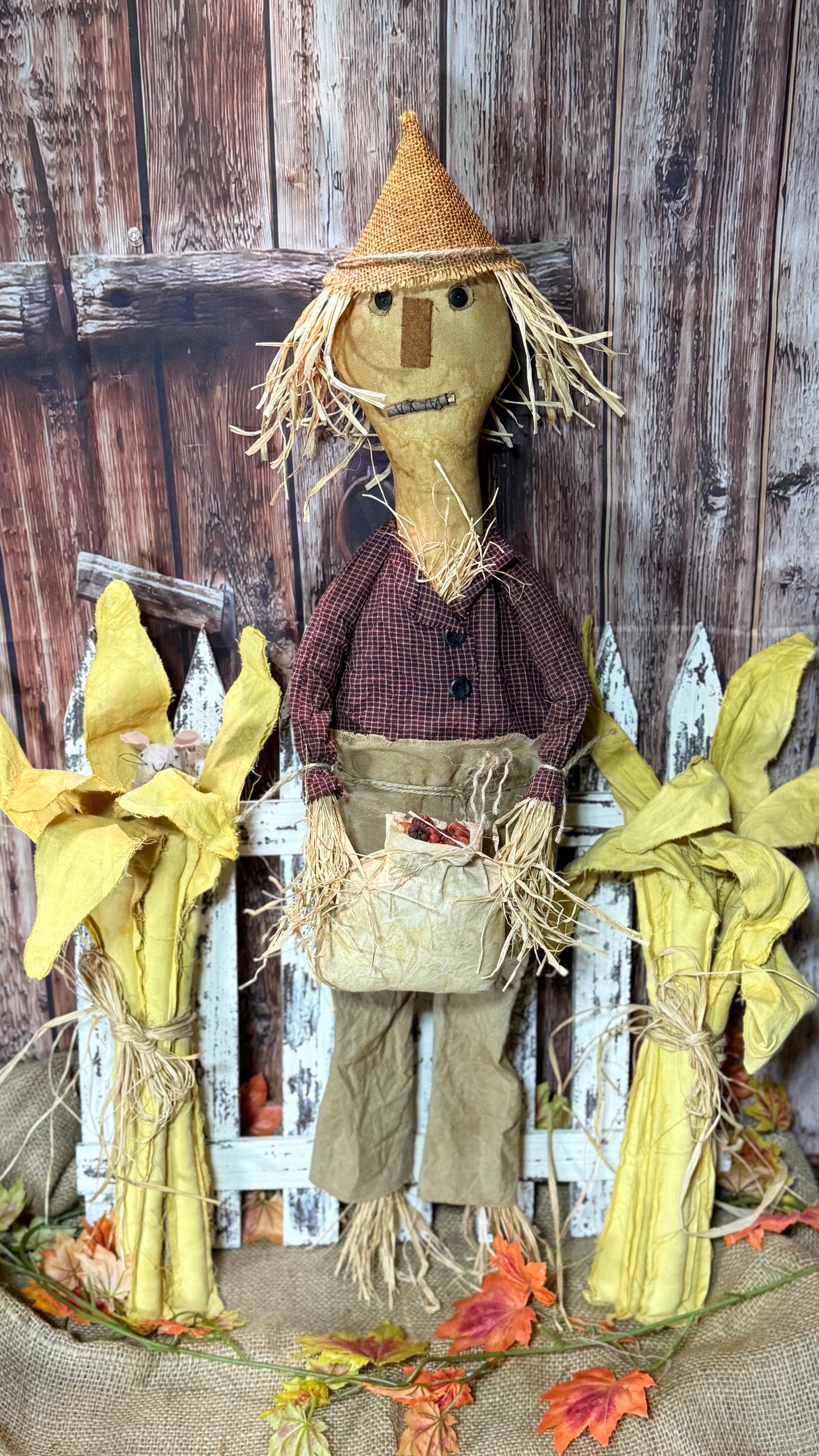 Frederick and Rusty Scarecrow