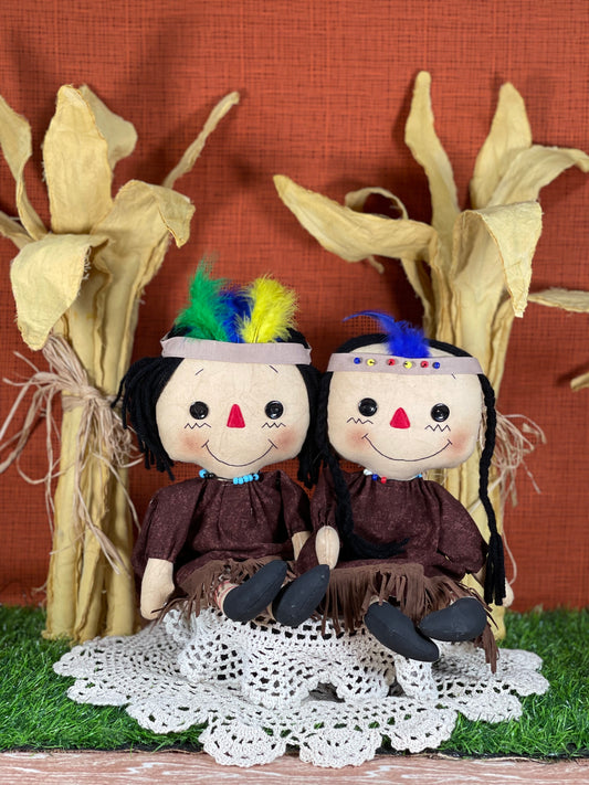 Native Boy and Girl