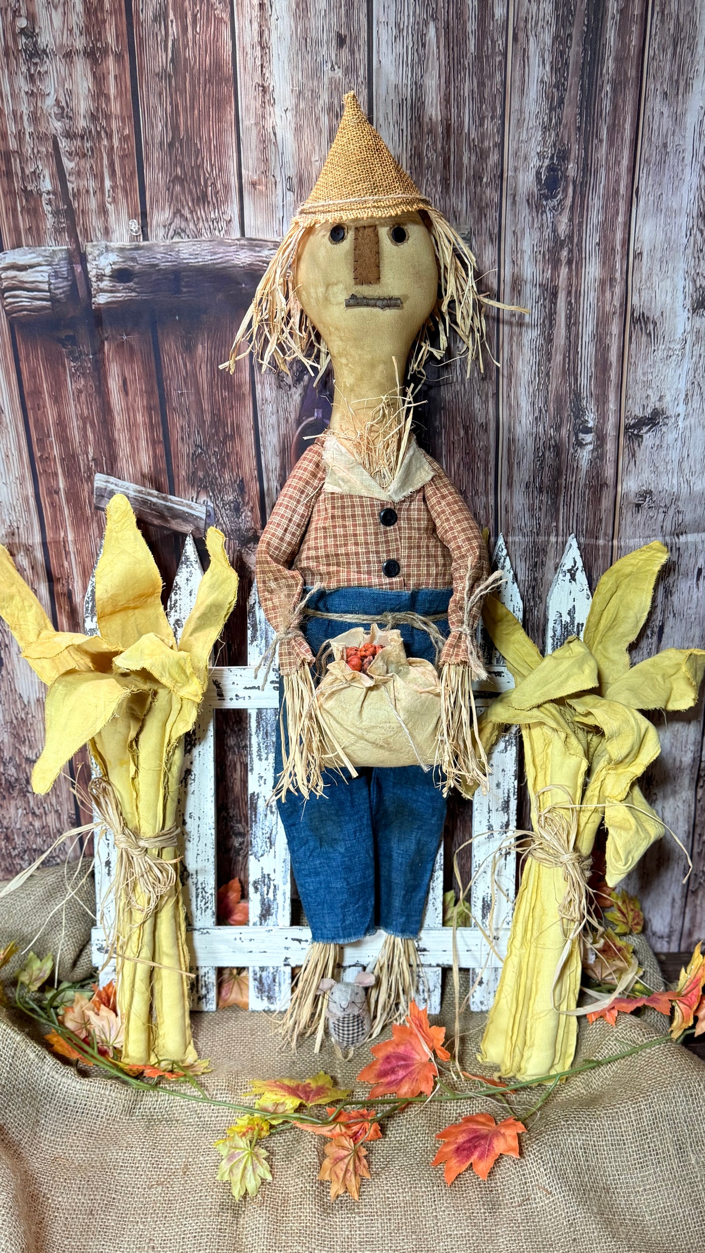 Frederick and Rusty Scarecrow