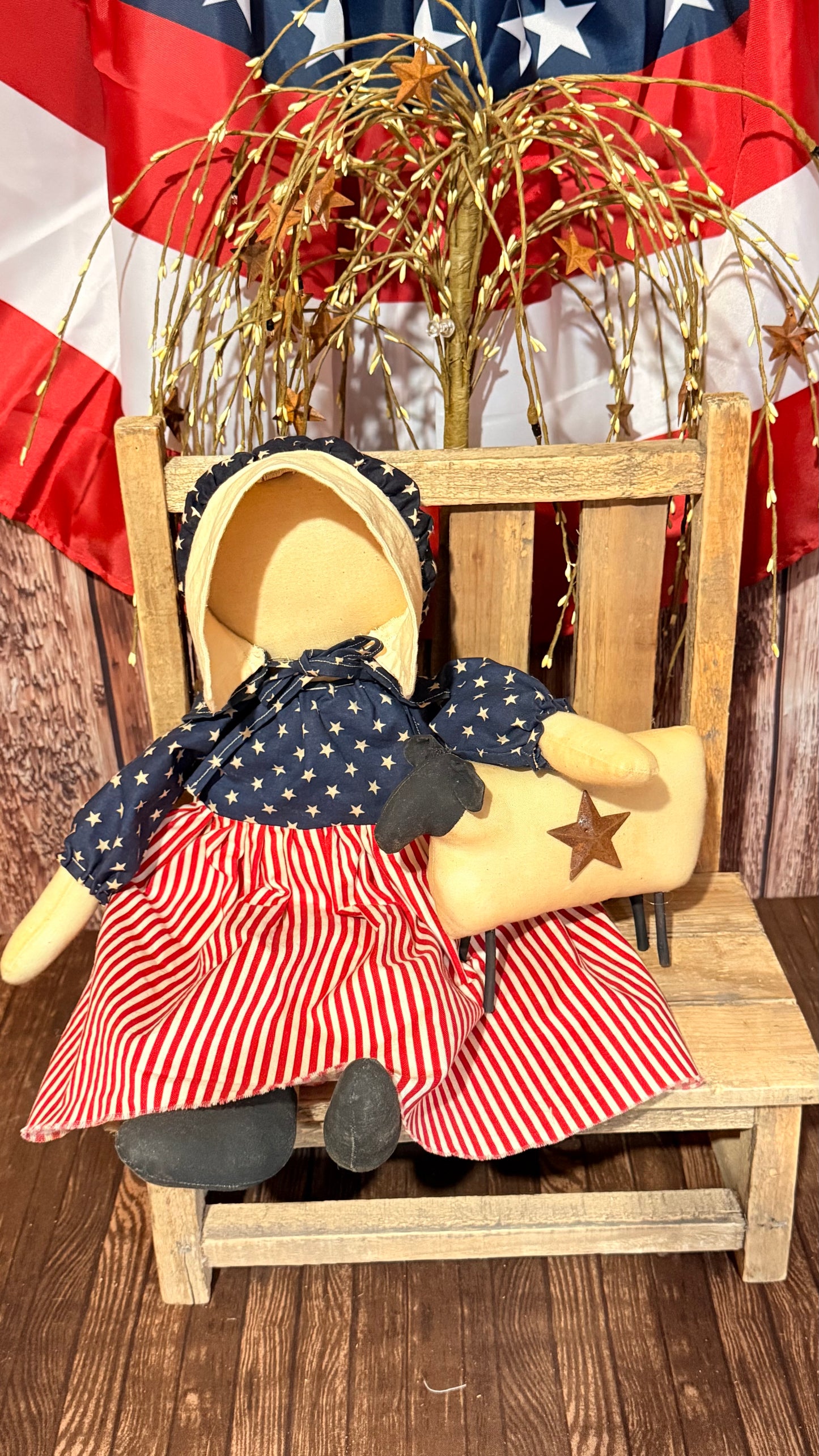 Americana Prairie Girl