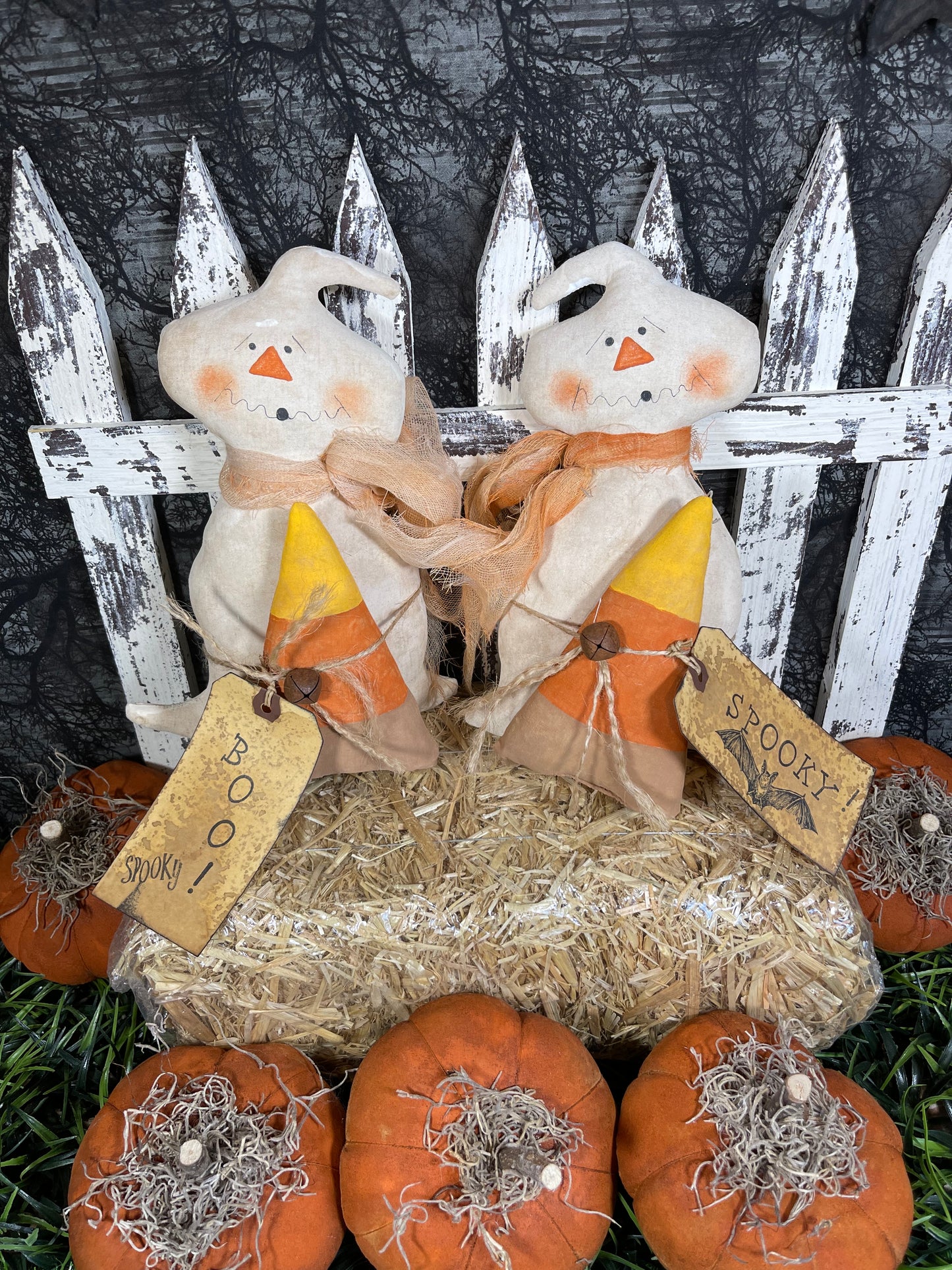 Candy Corn Ghosts