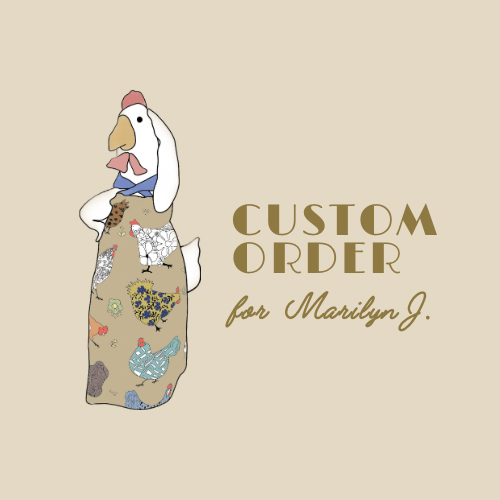 Custom Order for Marilyn J.