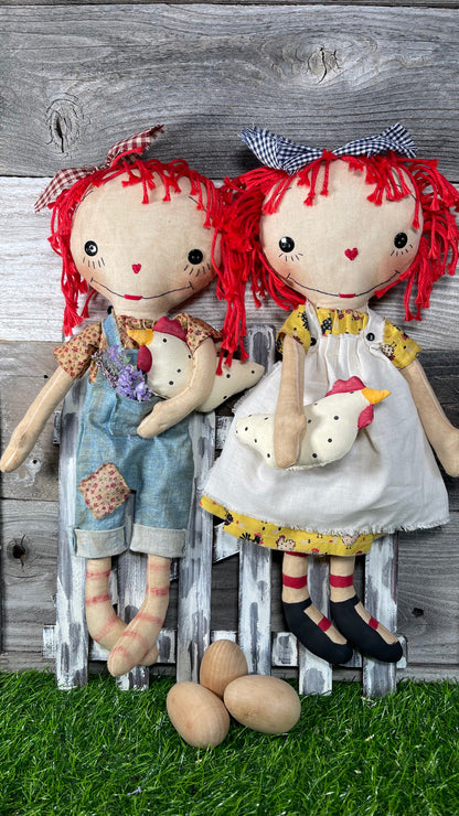 Chicken Wranglers - Dixie and Hattie